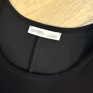 Zara Elegant Black Blouse
